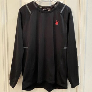 Spyder Active ProWeb Stretch Long Sleeve‎ Athletic Pullover Mens Medium